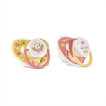 Succhietto con tappo 2 pezzi YELLOW/PINK
